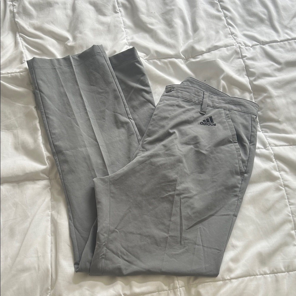 Adidas Men's Gray Chinos/Golf Pants